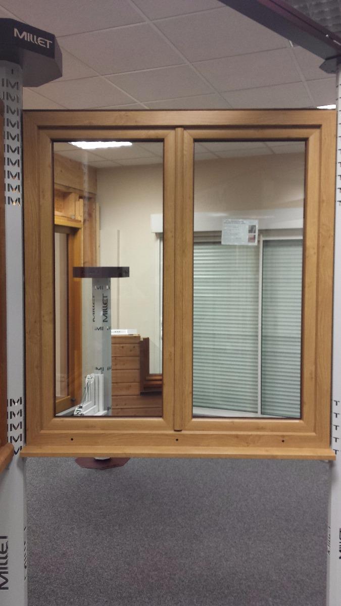 Fenêtre PVC plaxé Bois