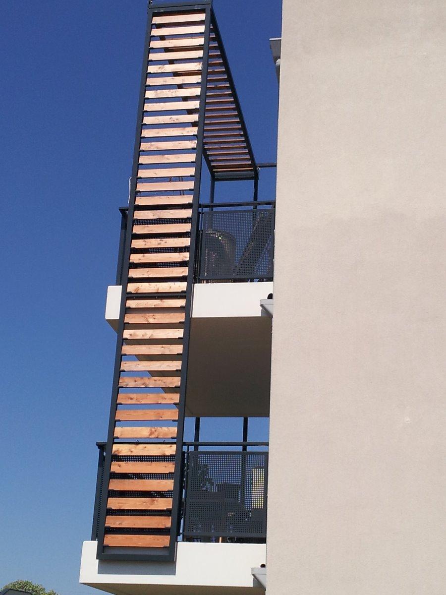 Brise vue Acier et Bois