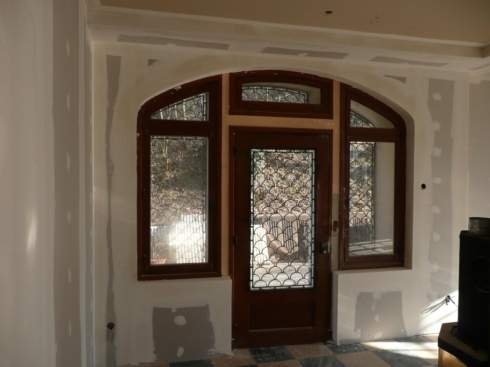 Doublage des murs ( cintrage en anse de panier)