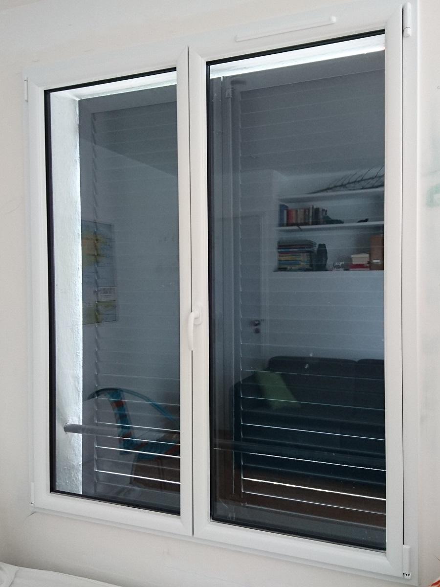 Fenêtre et volets en Alu