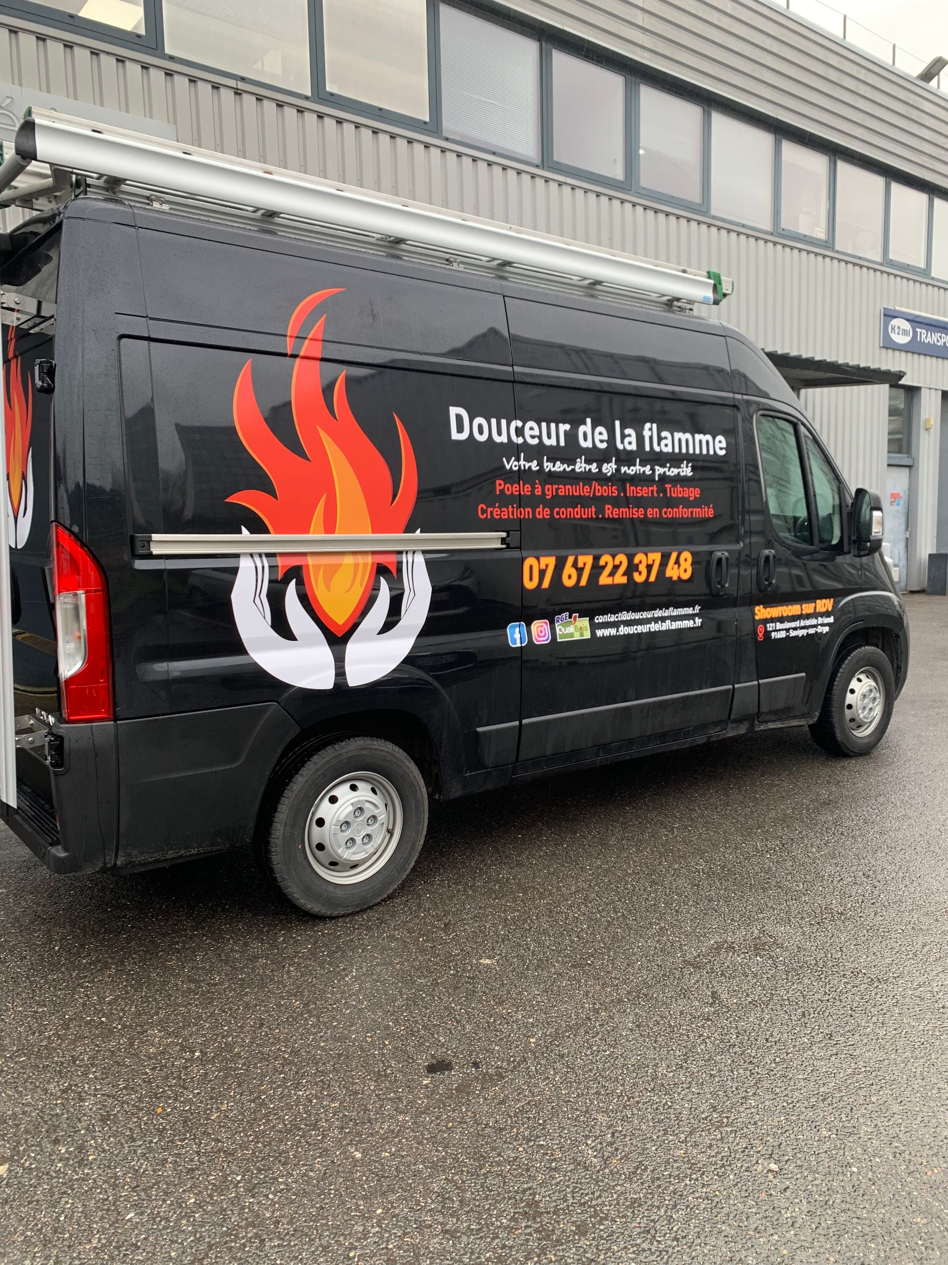 Stickers sur un camion