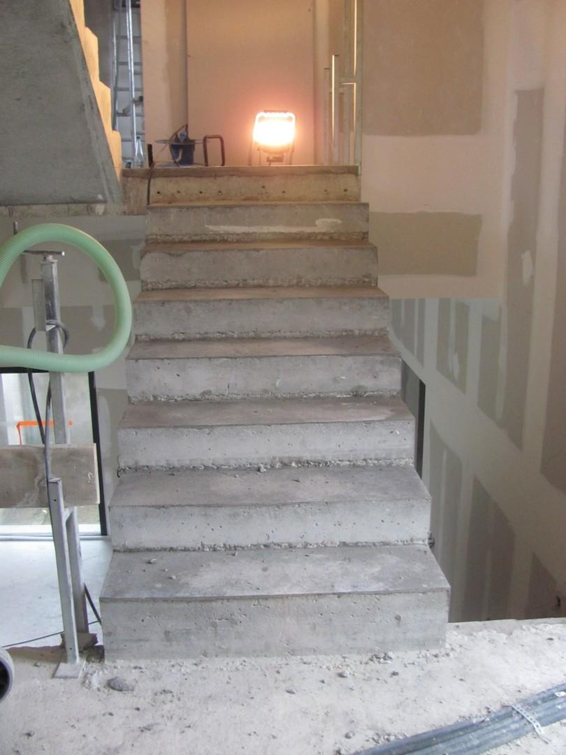 Escalier béton