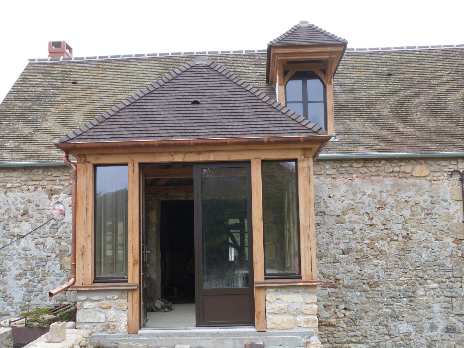 Extension et lucarne vue exterieur