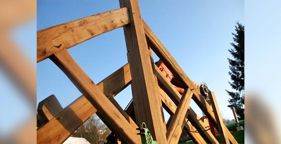 Bois de construction - Ferme à l'ancienne en chêne à Guerville