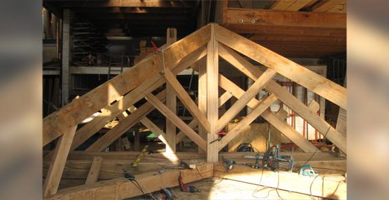 MSF Menuiserie Scierie Francilienne - Charpente en chêne