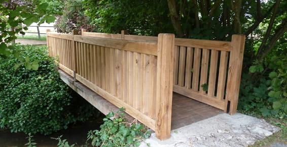 MSF Menuiserie Scierie Francilienne - Pont en charpente