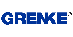 Blaues GRENKE-Logo auf weißem Hintergrund