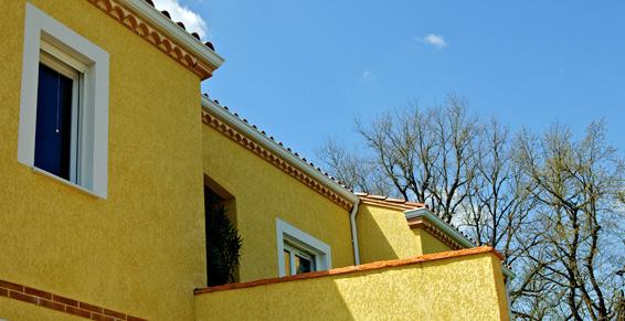 Enduit Parex J70 jaune ocre - Albi Façades