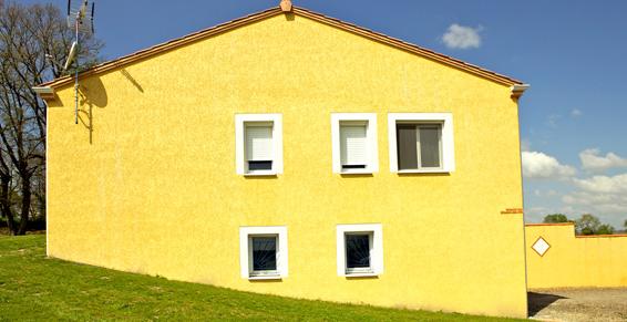 Maison neuve tableaux et retours de tableaux talochés fin Blanc à Albi