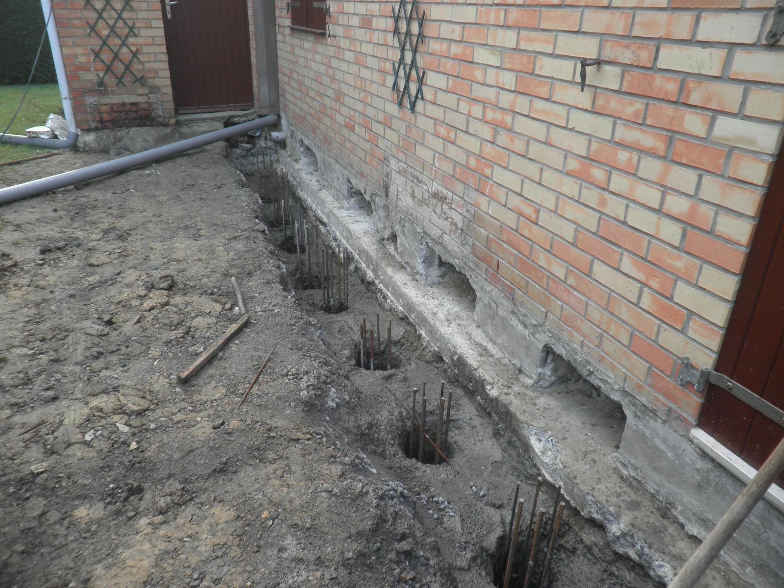 Renfort pieux forés