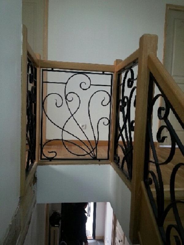 Garde corps Metal et Bois.