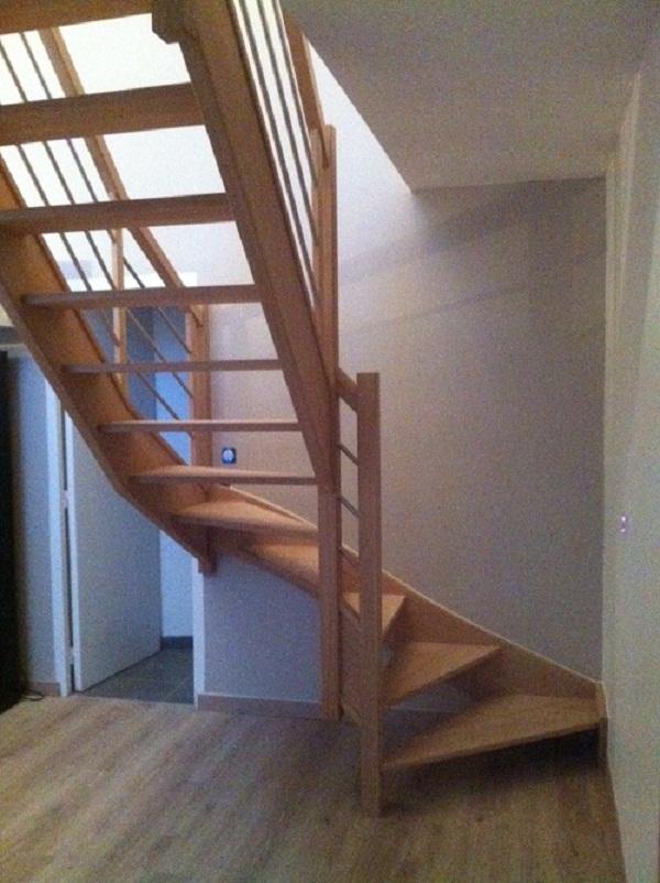 Création Escalier Bois.