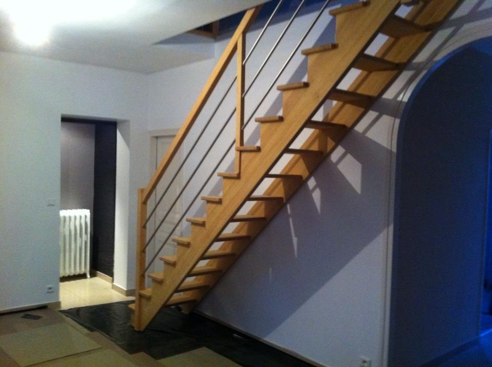 Escalier droit en Bois