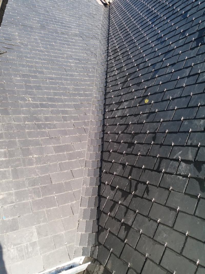 Noue à deux tranchis