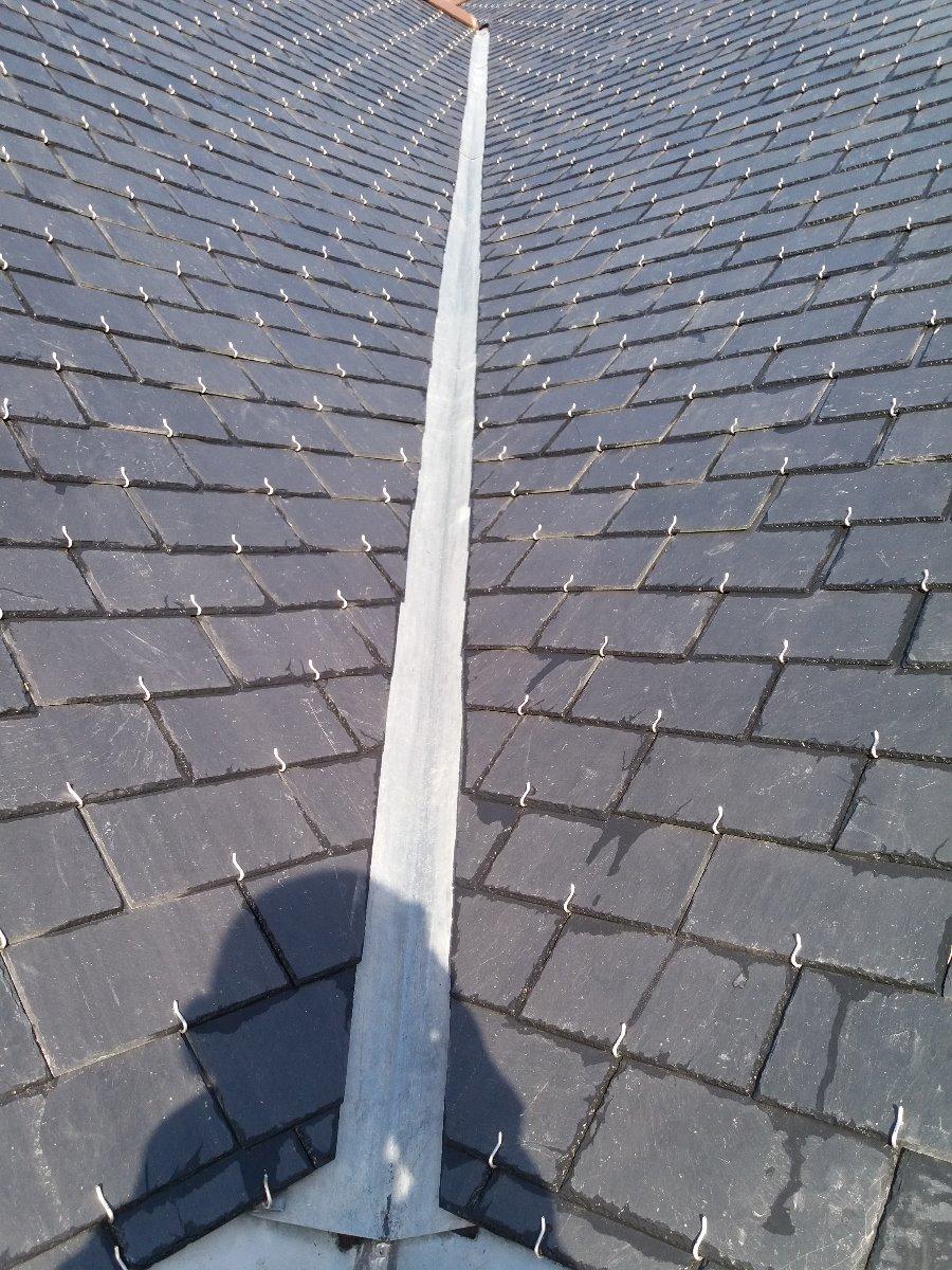 Noue en zinc naturel