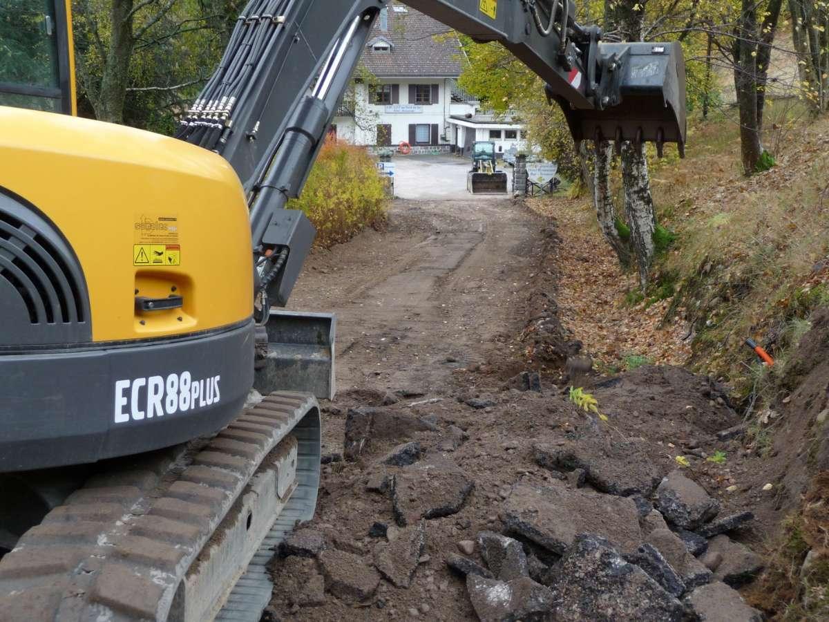 Décapage d'enrobés existants dans les Vosges (88)