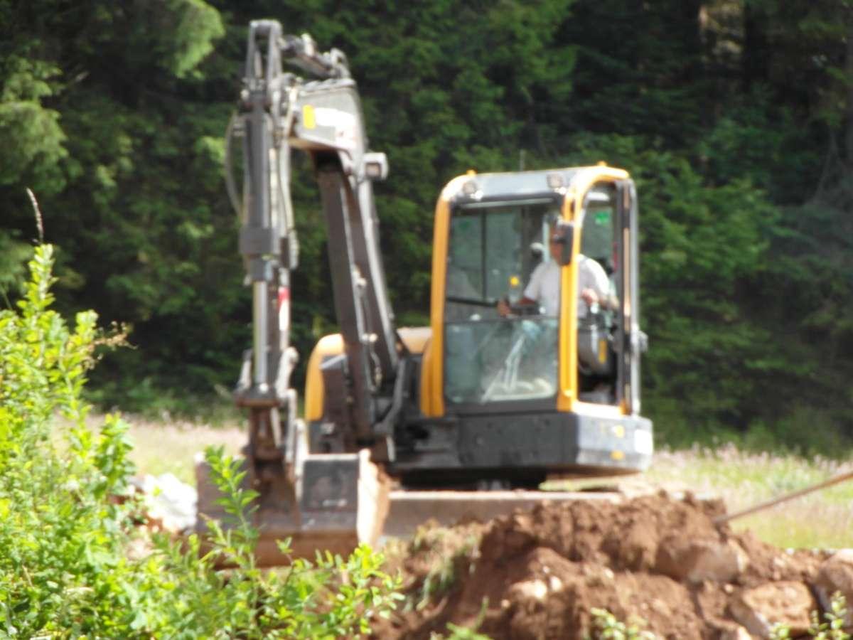 Décaissement  -  Macadam Vichard à Corcieux