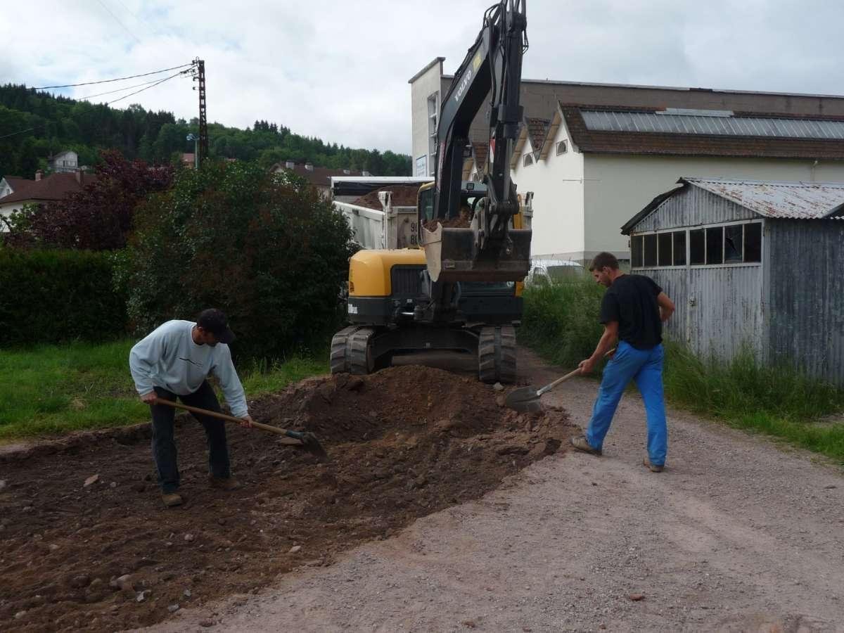 Décaissement de surface