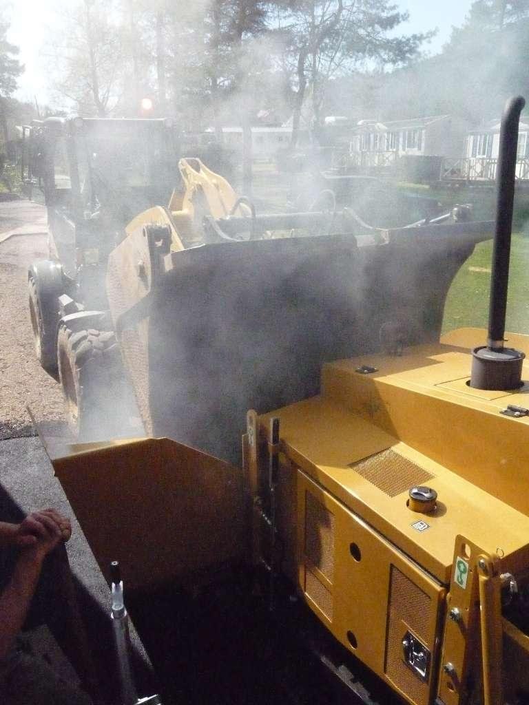 Ravitaillement du finisseur