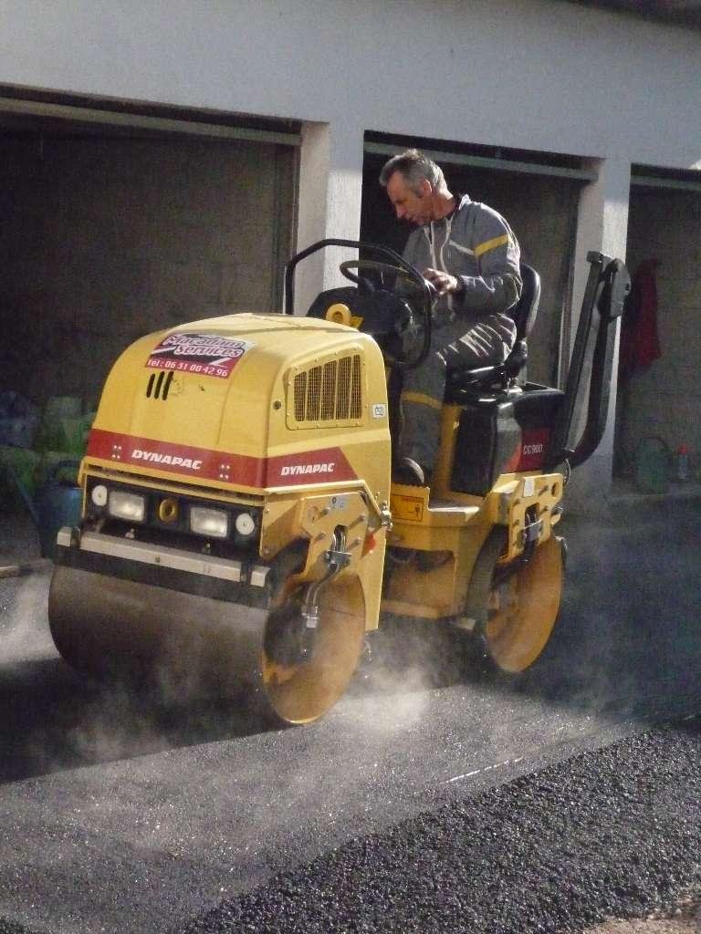 Compactage au cylindre