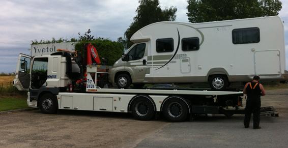 Dépannage remorquage camping car