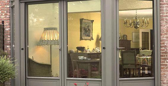 Des portes en aluminium