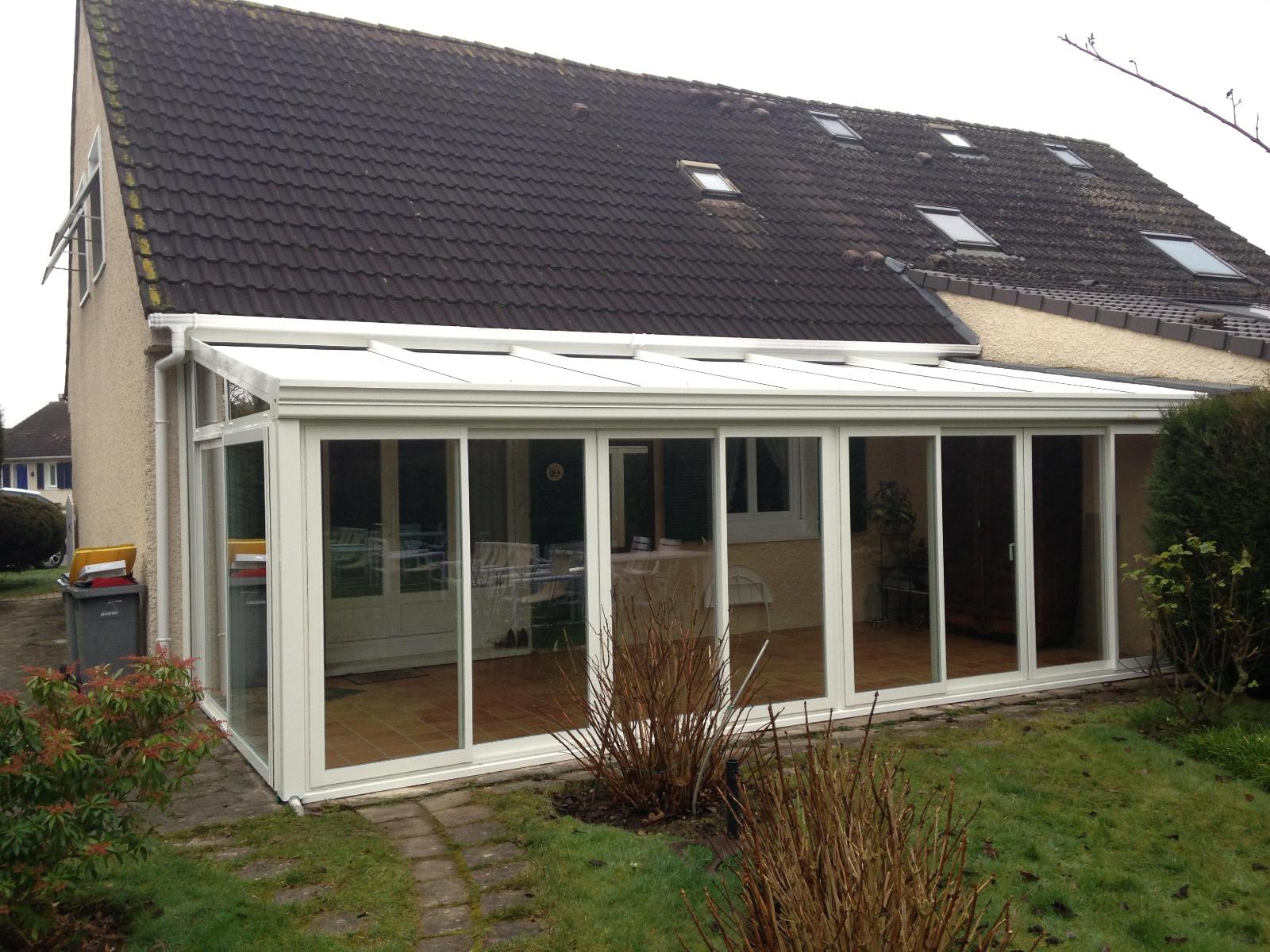 Vue extérieure de la véranda