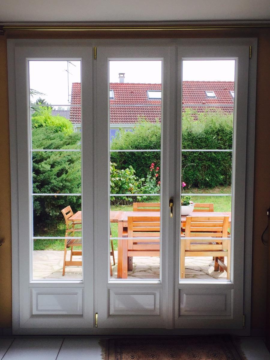 Installation de porte-fenêtre PVC