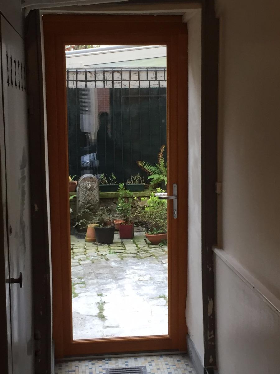 Porte d'entrée bois