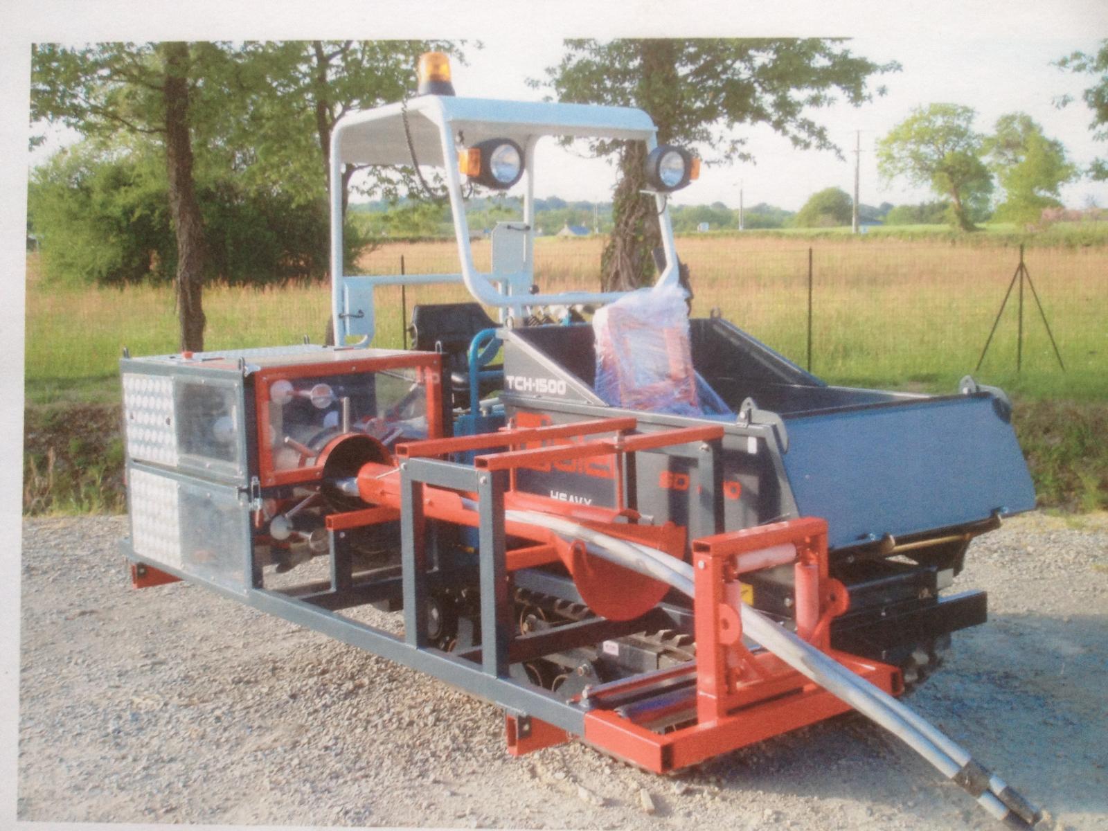 Spiraleuse Dalen® SD 200 sur micro-dumper