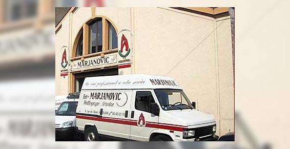 société de nettoyage - Camion