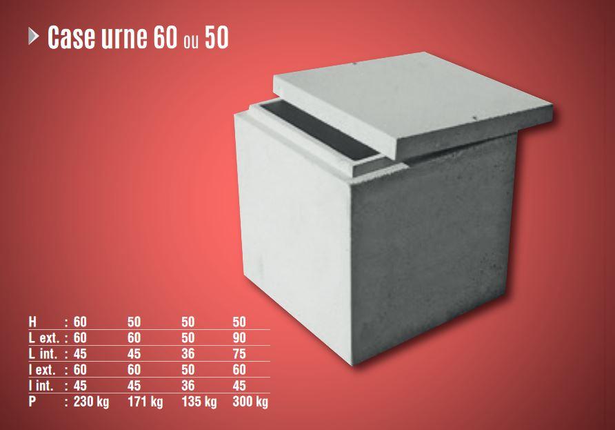 Case urne 60 ou 50
