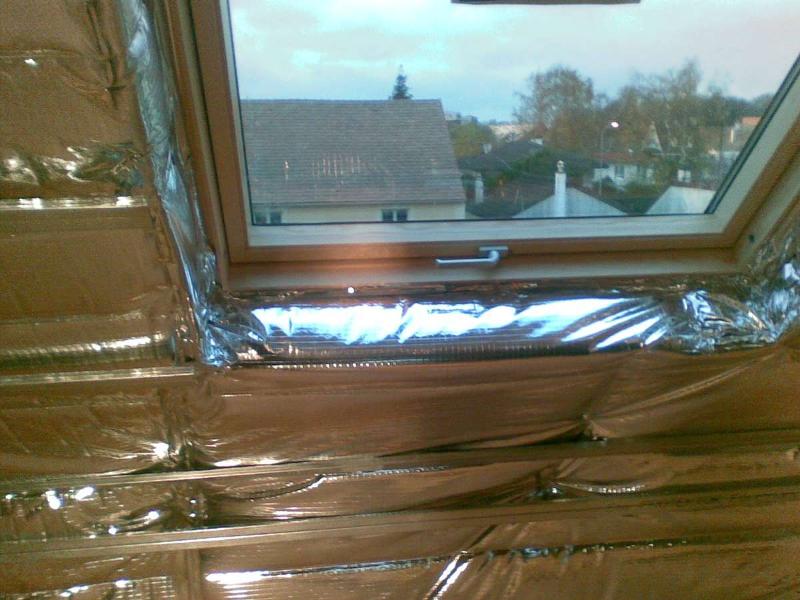 Isolation fenêtre de toit