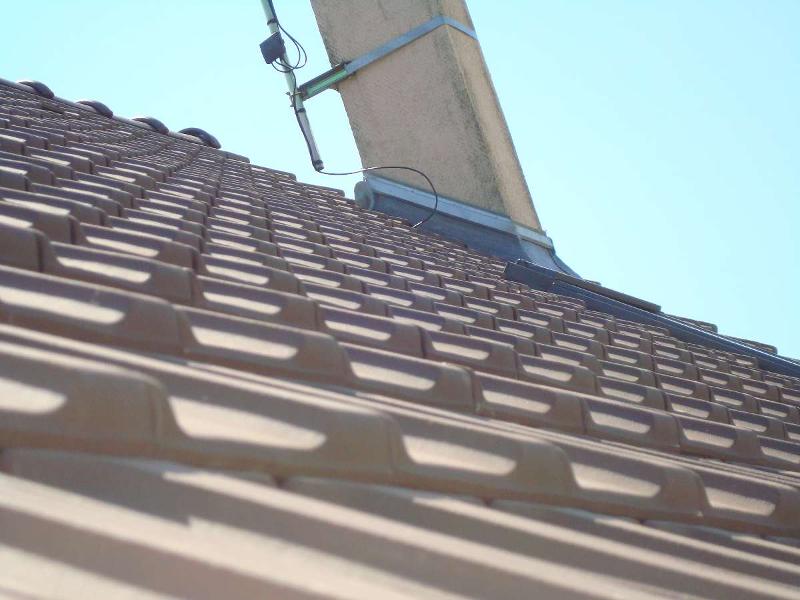 Cheminée avec travaux d'étanchéité