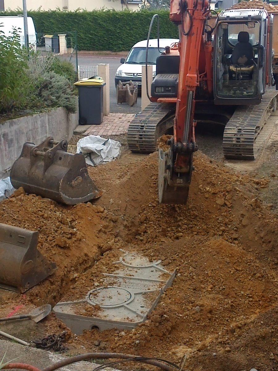 Terrain en cours de terrassement