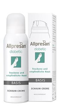 Schaum-Creme - Medizinprodukt - Behandlung und Pflege der Haut bei Diabetes mellitus