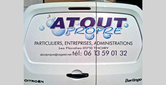 Atout Propre SARL à Thoiry - Entreprise de Nettoyage Groisy