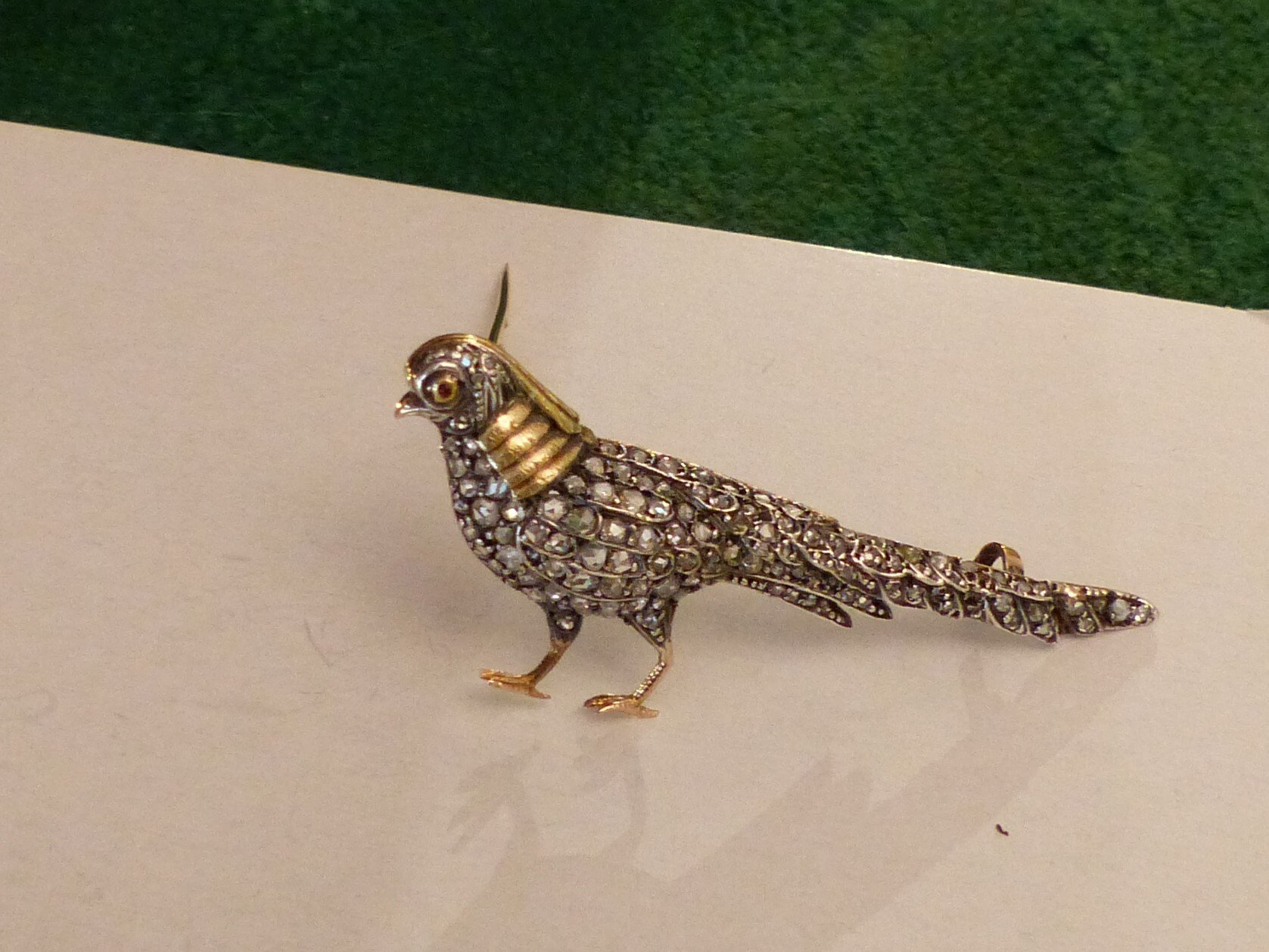 Broche faisan