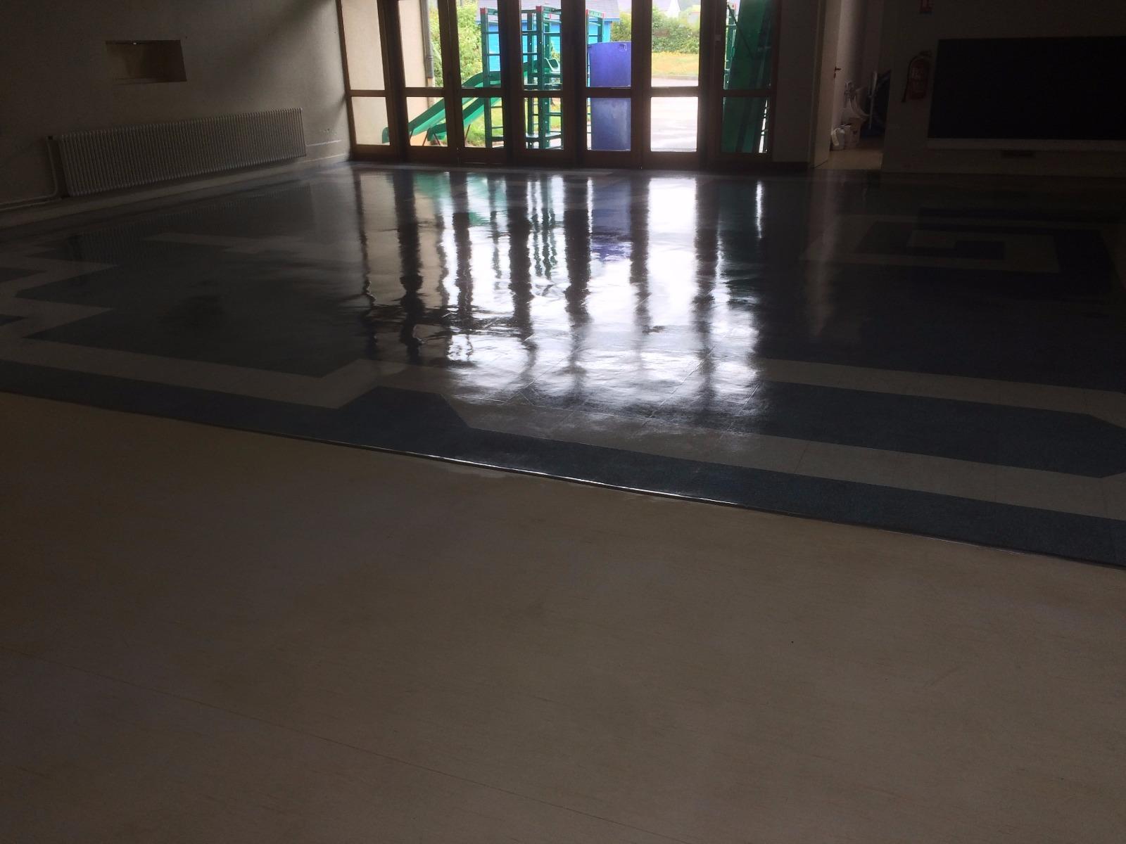 décapage mécanisé avec couche d'emulsion