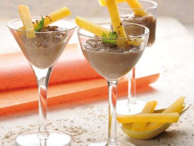 TREMPETTE DE BOULE D’OR AU FONDANT DE CHÂTAIGNE