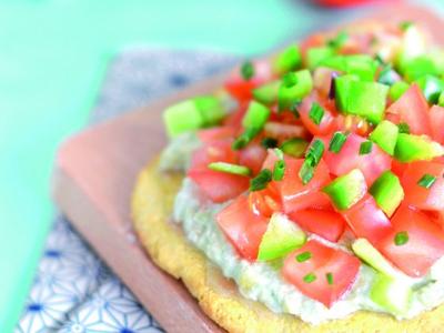 MINI PIZZA ESTIVALE – VEGAN ET SANS GLUTEN