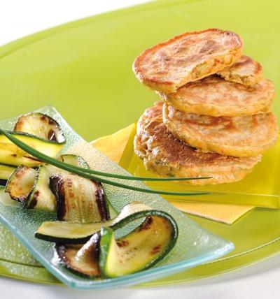 BOUCHÉES SOUFFLÉES, COURGETTES MARINÉES MINUTE