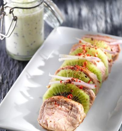 FILET MIGNON DE PORC AUX KIWIS