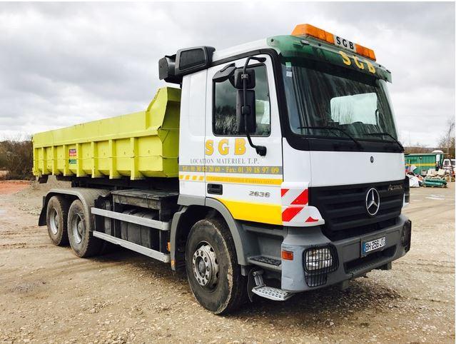 Chargement de la benne