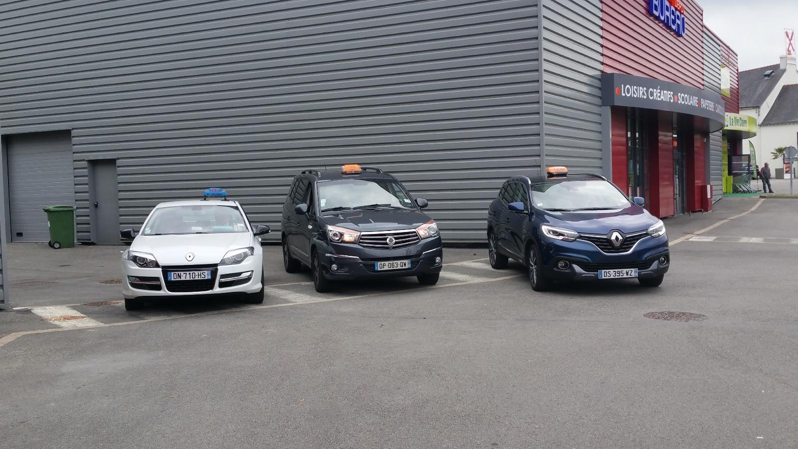 Flotte de 4 taxis Auray