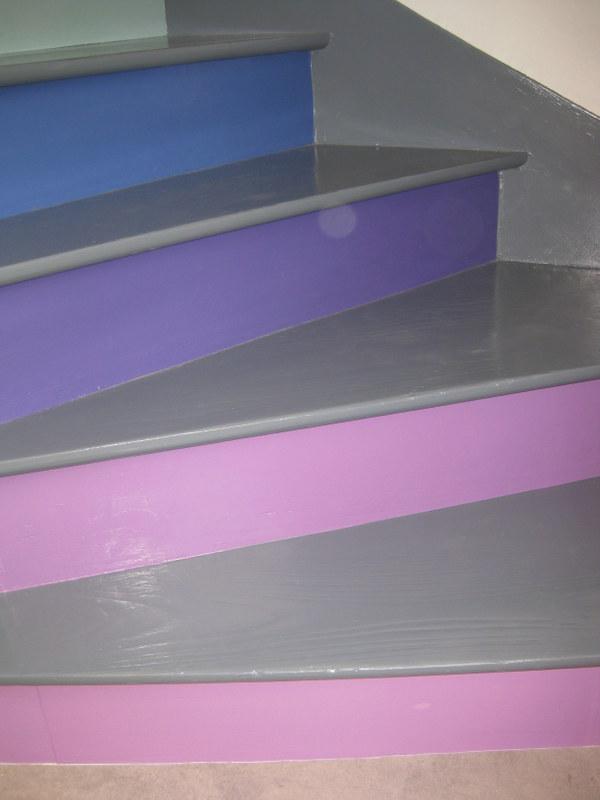Escalier en couleurs
