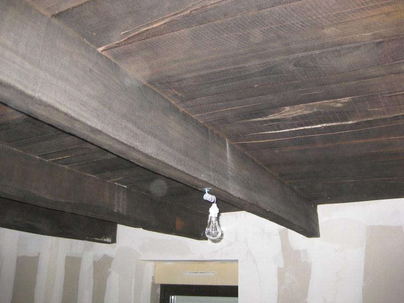 Peinture poutres avant