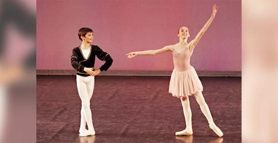 Duo mixte de danseurs