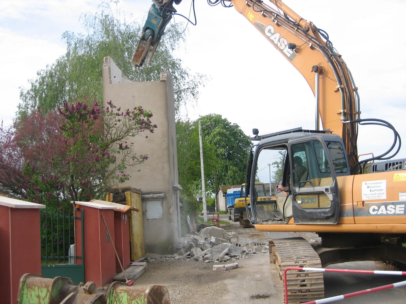 Démolition et gestion des gravats