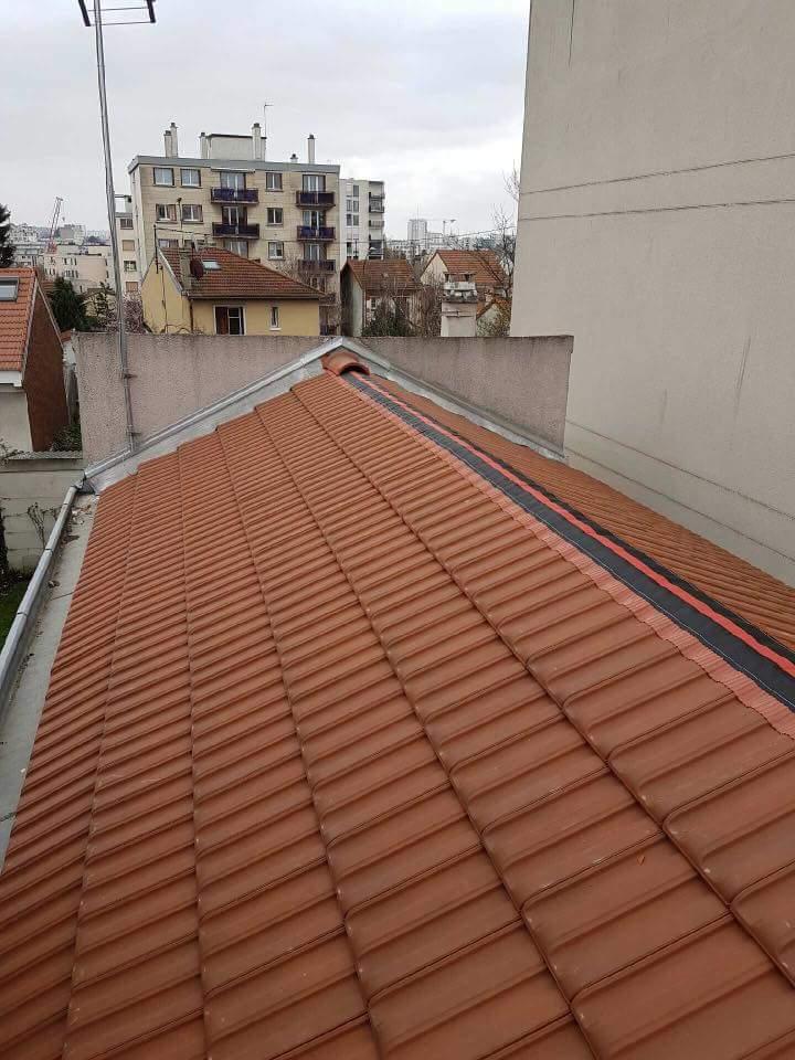 MECQUESSE Réalisation intégrale de toiture à Montgeron